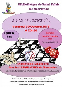 anim jeux de société octobre