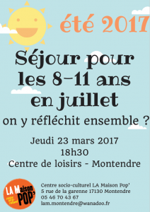 affiche rencontre 23 mars