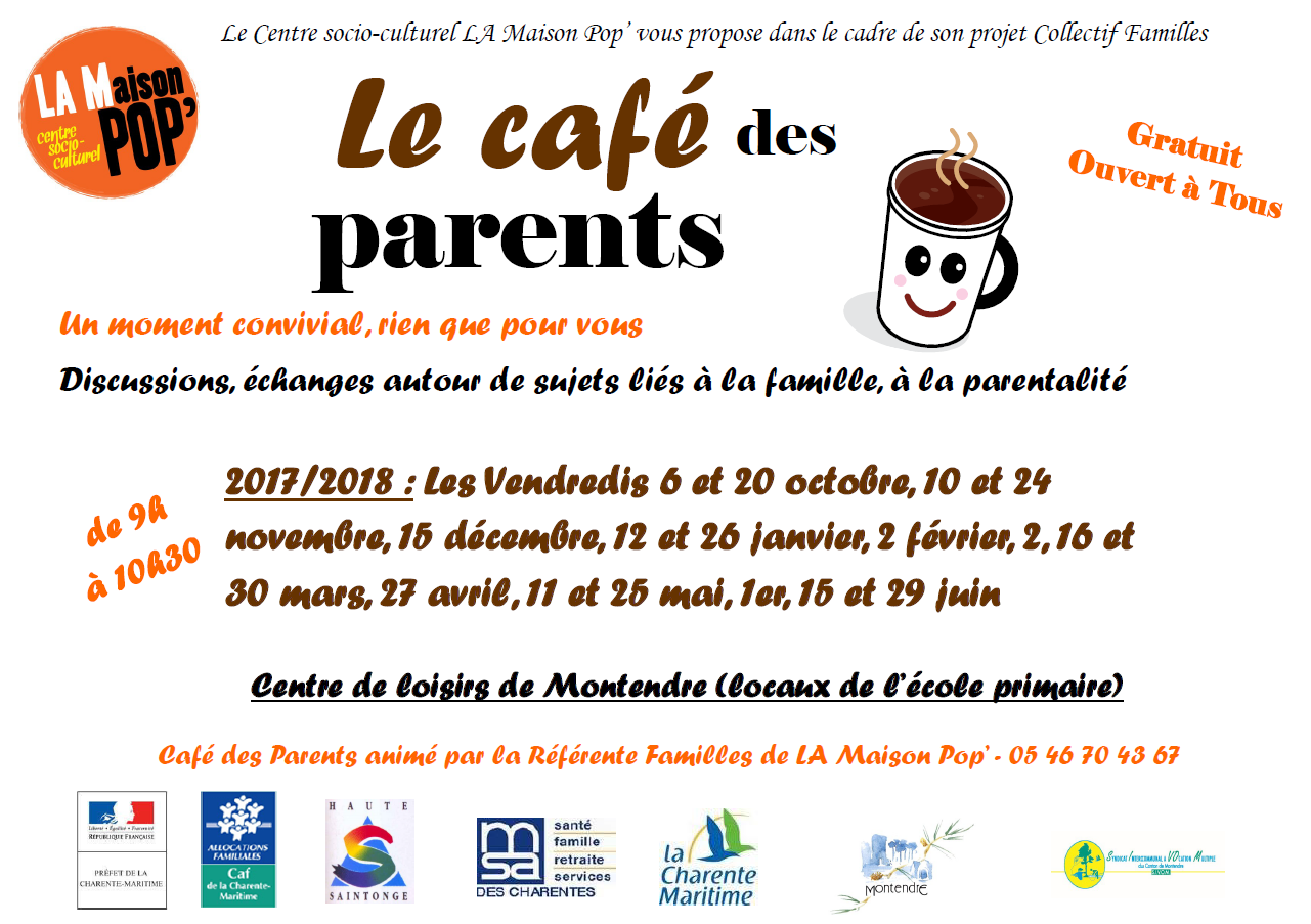 café des parents - calendrier 2017-2018