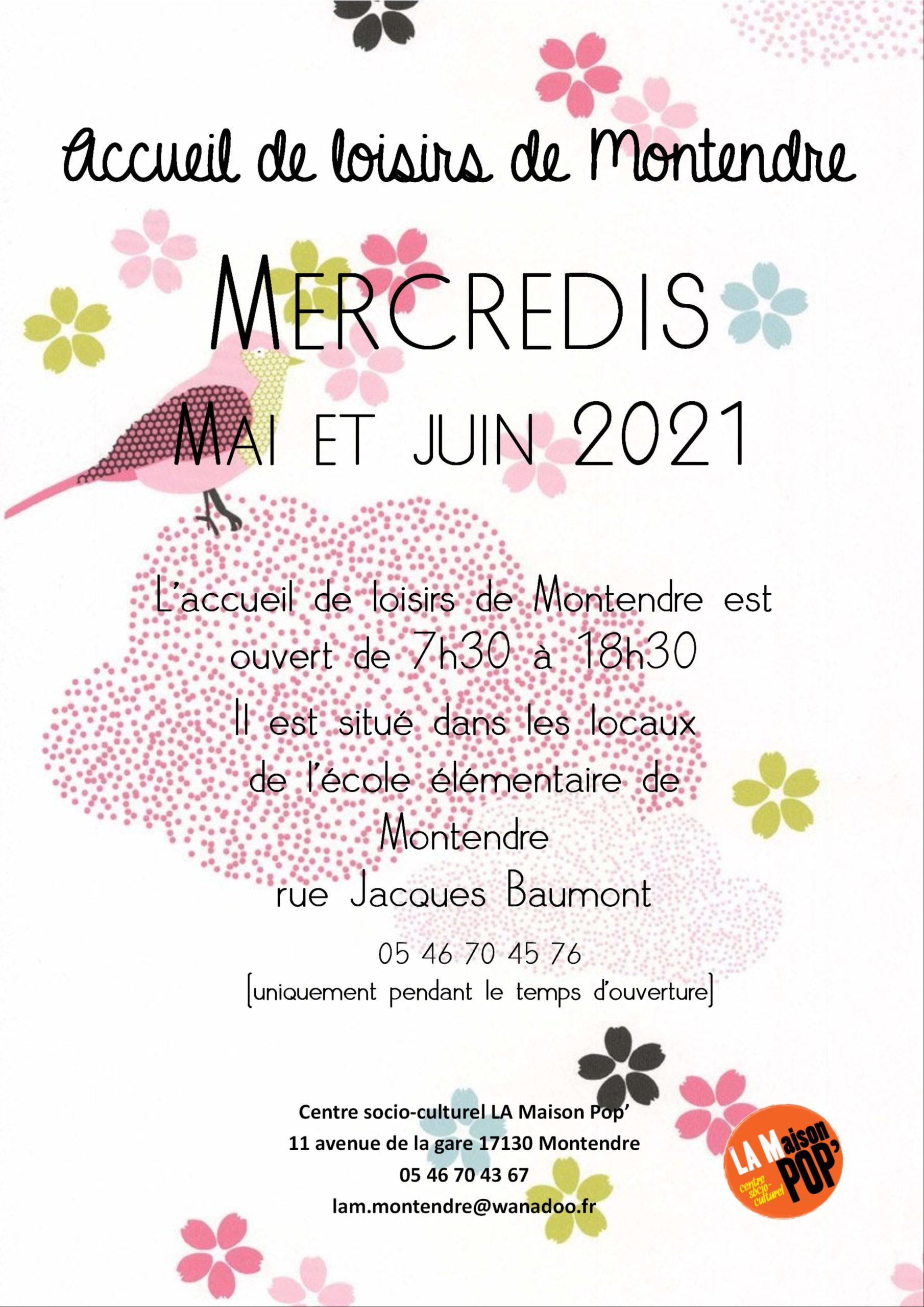 mercredis mai juin 2021