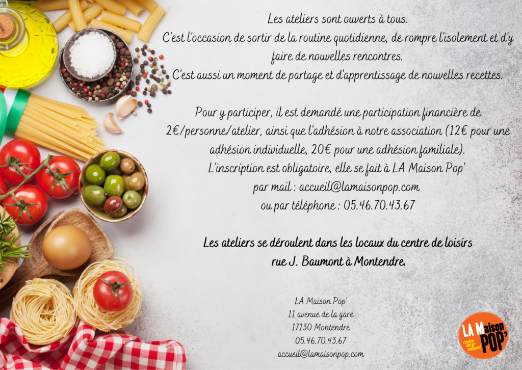 atelier cuisine