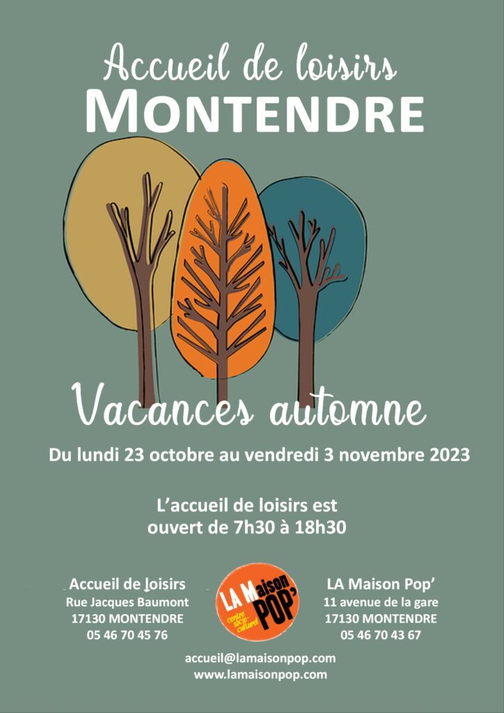 vacances automne 2023